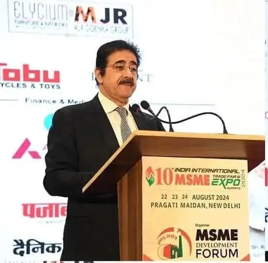 Sandeep Marwah Addresses the 10th India International MSME Expo, Highlights the Vital Role of MSMEs in India’s Growth